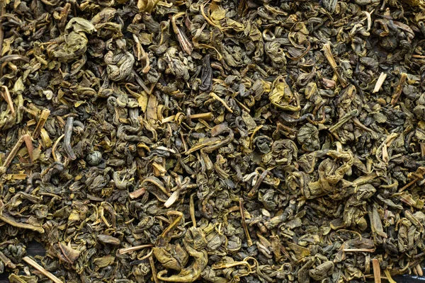 Té verde primer plano como fondo —  Fotos de Stock