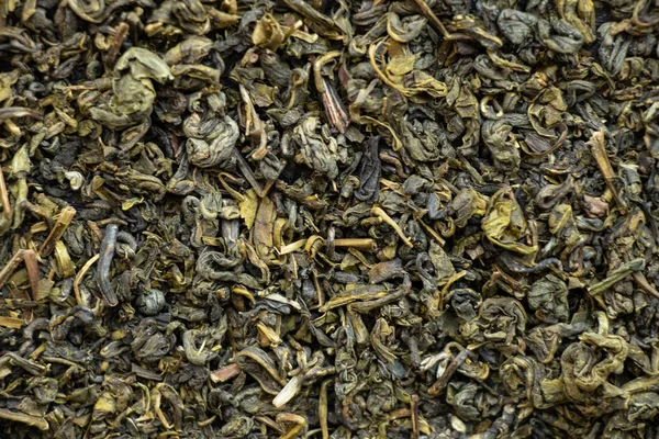 Green tea closeup as background — Stock Photo, Image