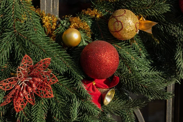 Décorations de Noël sur l'arbre, Nouvel An — Photo