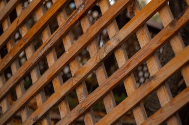 Arkaplan olarak ahşap çizgili çit