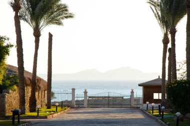 Sharm el Sheikh city in December on a sunny day