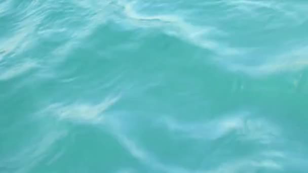 Красное Море Солнечный День Фоне — стоковое видео