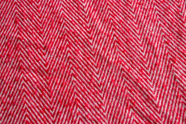 Background of white-red plaid close seup — стоковое фото