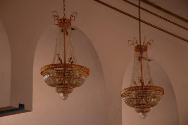 Mısır 'da bir caminin avizesi Sharm el Sheikh' de.