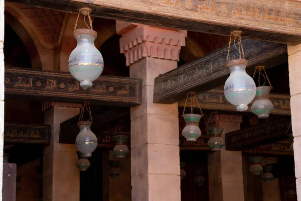 Lustre em uma mesquita no Egito em sharm el sheikh — Fotografia de Stock