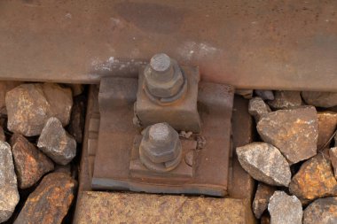 Dinyeper şehrinde bir kış günü Ukrayna demiryolu