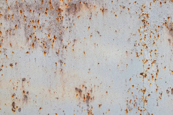 오래 된 녹슨 금속 벽 이 가까이 있는 배경 — 스톡 사진