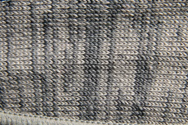 Ciemnoszary Tło Dzianin Swetry Zbliżenie — Zdjęcie stockowe