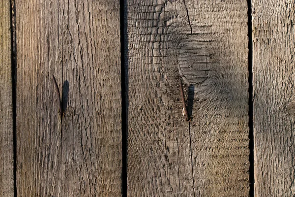 Altes Holzbrett Mit Nägeln Als Hintergrund — Stockfoto