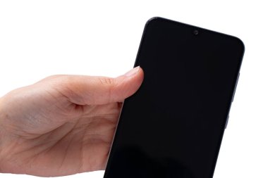 eldeki telefona dokunun örnek şablonu