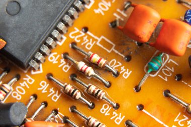 devre kartı devresi, sökülmüş bilgisayar