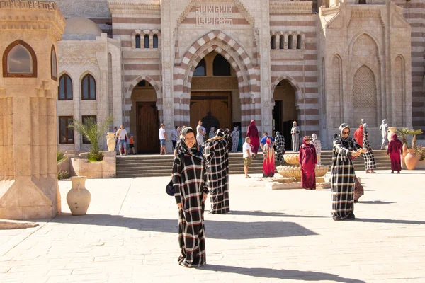 Egito Sharm Sheikh Julho 2019 Antiga Mesquita Egito Dia Ensolarado — Fotografia de Stock