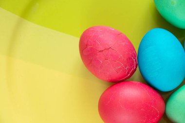 Paskalya bayramında tavuk yumurtası.