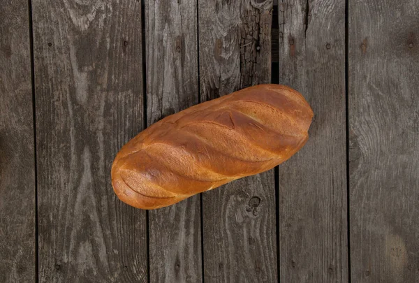 Brood Een Tafel Keuken — Stockfoto