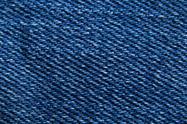 Arka plan olarak mavi kot makro fotoğraf