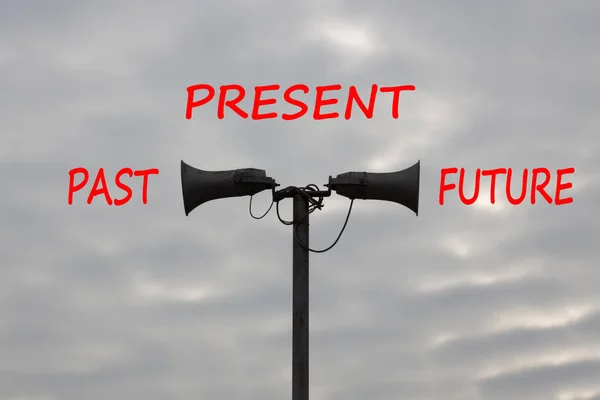 Past present and future time progress concept