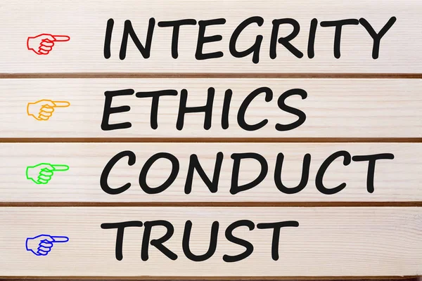 Integrity Ethics Conduct and Trust Concept