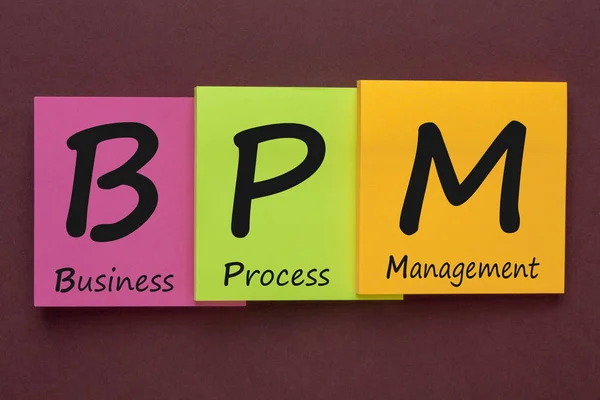 Business Process Management cronym koncepció — Stock Fotó