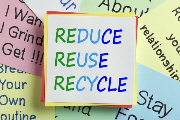 Reduce Reuse Recycle Concept