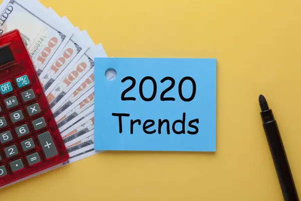 2020 koncepcja trendów — Zdjęcie stockowe