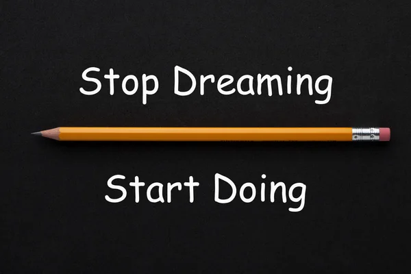 Stop Dreaming Start Doing — Stock Photo, Image