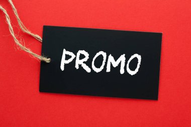 Tanıtım Kavramı Siyah Etiket 