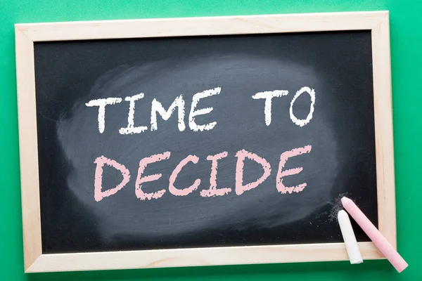 Time To Decide Concept — Stock Photo, Image