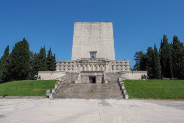 Nervesa della Battaglia İtalyan savaş Dünya bir mezarlıkta