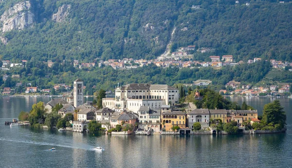 Orta San Giulio wyspa — Zdjęcie stockowe