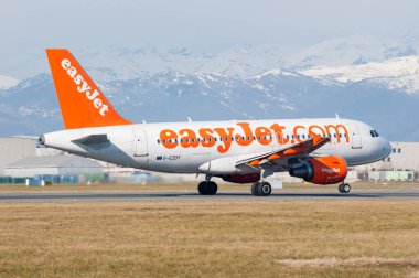 Easyjet uçak kalktıktan
