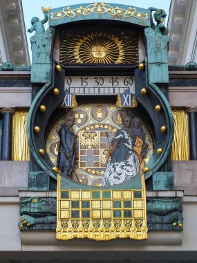 Anker clock, Ankerhur in Wien