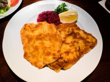 Wiener schnitzel, austrian dish