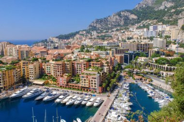 Fontvieille harbour in Monte-Carlo