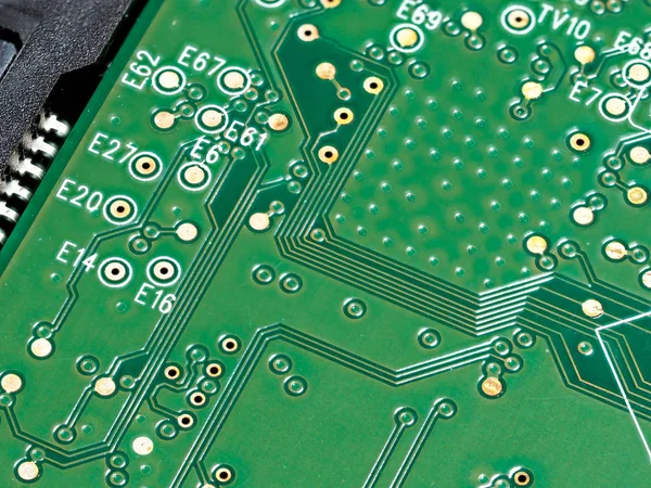 Computer green electronic circuit  board