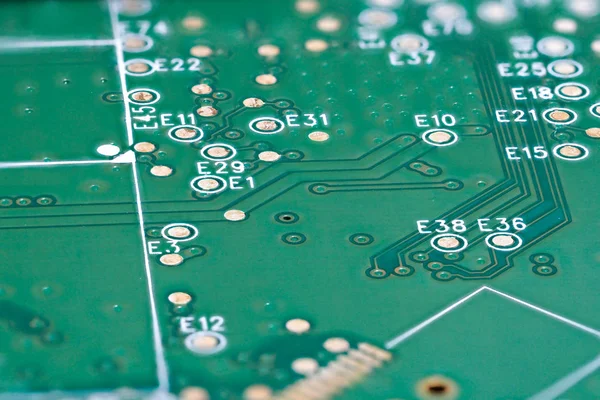 Computer green electronic circuit  board