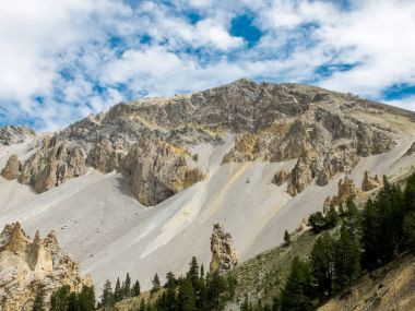 Tepeler Col d'Izoard çevresinde