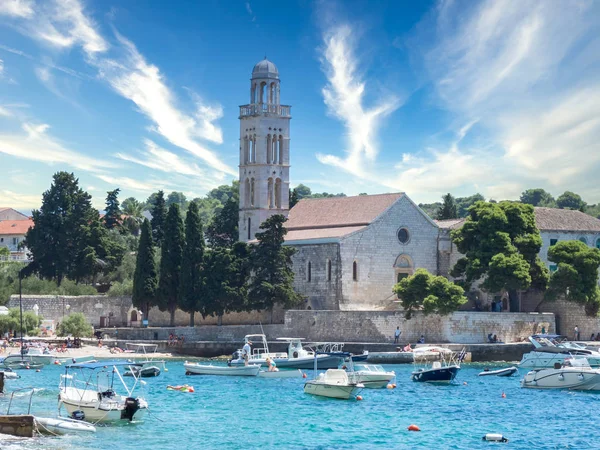 Monasterio franciscano de Hvar, Croacia — Foto de Stock