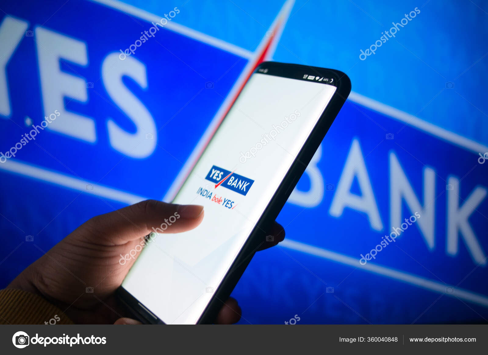 Jaipur India Circa 2020 Mobile Logged Yes Bank Mobile Application jaipur-india-circa-2020-mobile-logged-yes-bank-mobile-application