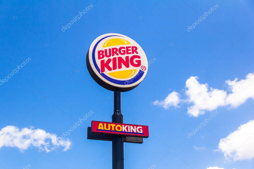 November 17, 2019, Paraguay. In this photo illustration the Burger King (BK) logo. It is a fast food restaurant chain founded in the United States.