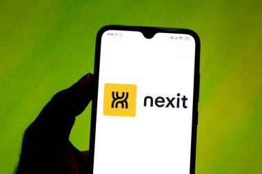 5 Aralık 2019, Brezilya. Bu resimde Nexit Haritalama logosu bir akıllı telefonda görüntülenir