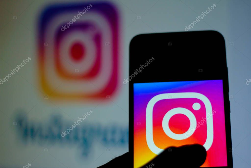 December 11, 2019. In this photo illustration the Instagram logo is seen displayed on a smartphone.