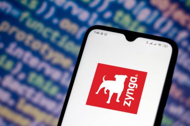 18 Şubat 2020, Brezilya. Bu resimde Zynga logo uygulaması akıllı telefondan görüntülenir