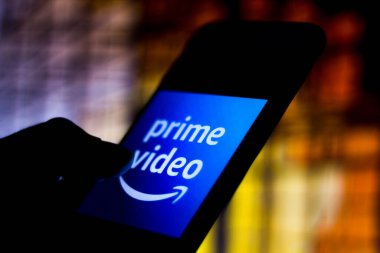 24 Şubat 2020, Brezilya. Bu resimde akıllı telefondan görüntülenen bir Prime Video logosu var..