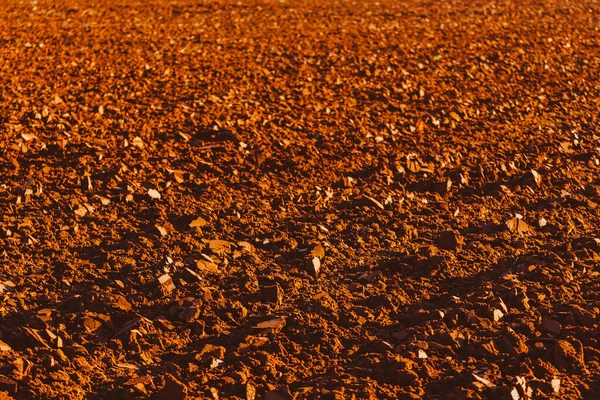 Аерофотозйомка Земель Підготовлених Посадки Вирощування Врожаю Фото Безпілотника Оранжевих Земель — стокове фото