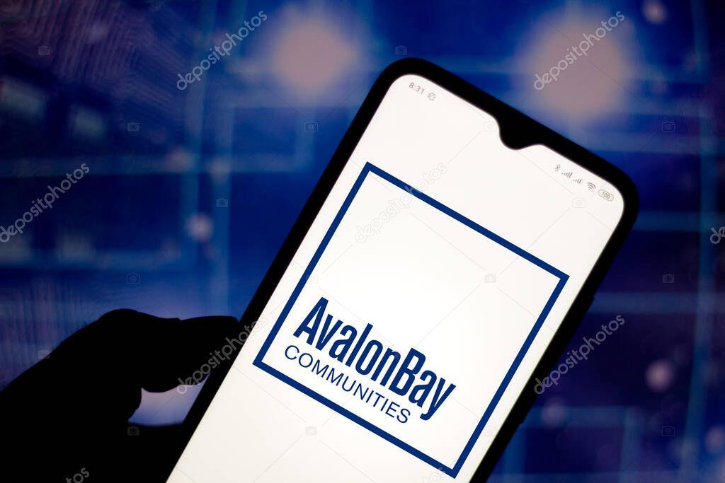 May 10, 2020, Brazil. In this photo illustration the AvalonBay Communities logo seen displayed on a smartphone.