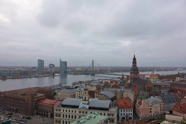 Centrum města Riga v Lotyšsku — Stock fotografie