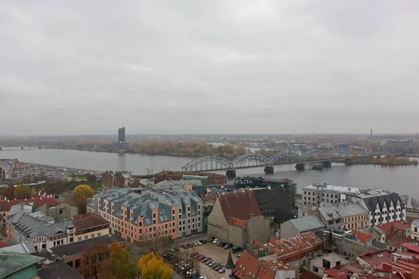 Centrum města Riga v Lotyšsku — Stock fotografie