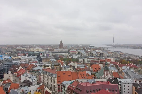 Centrum města Riga v Lotyšsku — Stock fotografie