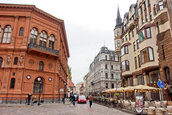 The City Centre of Riga in Latvia — Stok fotoğraf