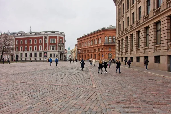 Centrum města Riga v Lotyšsku — Stock fotografie